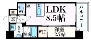 セレニテ福島プリエの物件間取画像